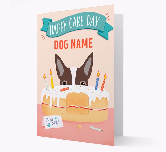 Happy Cake Day: Personalised {breedFullName} Card
